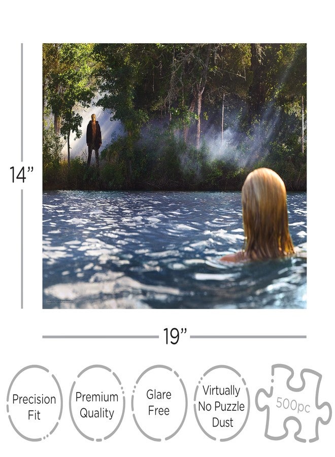 Aquarius Friday The 13th 500pc Puzzle (500 Piece Jigsaw Puzzle) - Glare Free - Precision Fit - Officially Licensed Merchandise & Collectibles - 14x19 Inches - Image 2